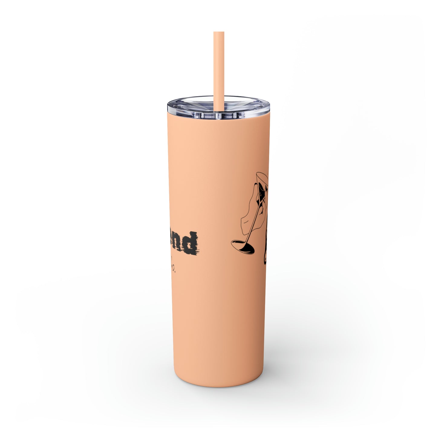 Skinny Tumbler with Straw, 20oz