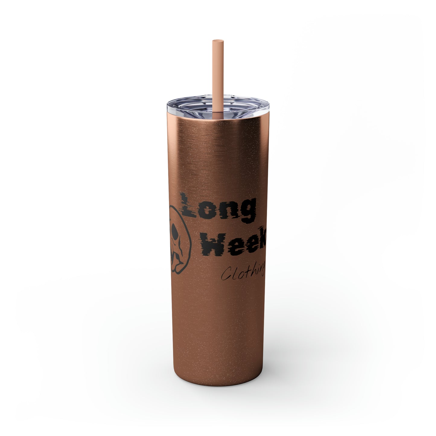 Skinny Tumbler with Straw, 20oz