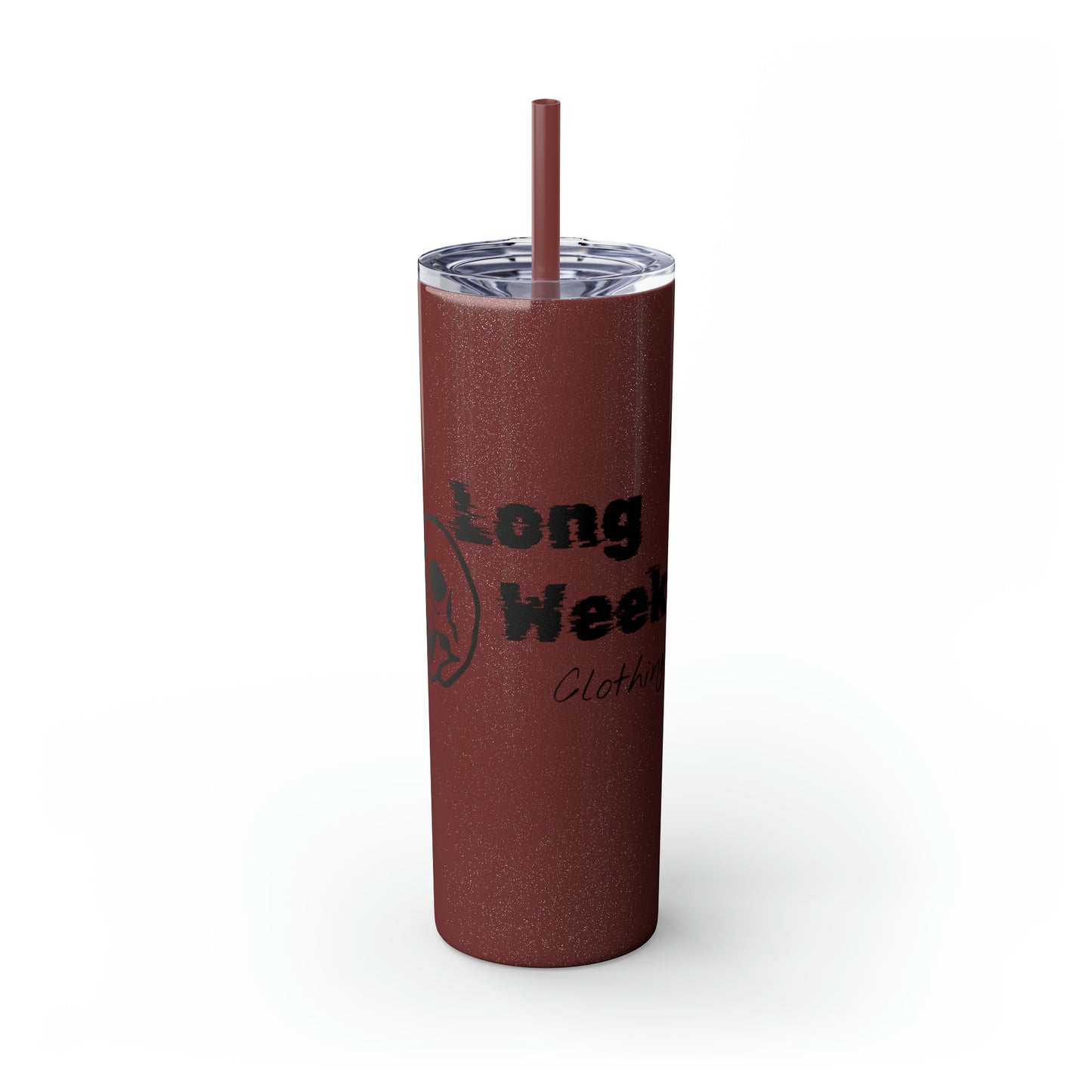 Skinny Tumbler with Straw, 20oz