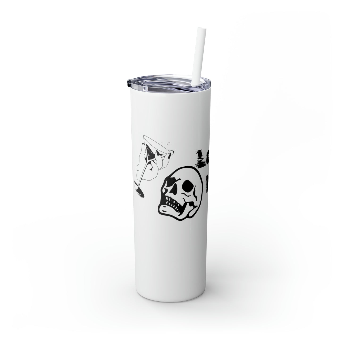 Skinny Tumbler with Straw, 20oz