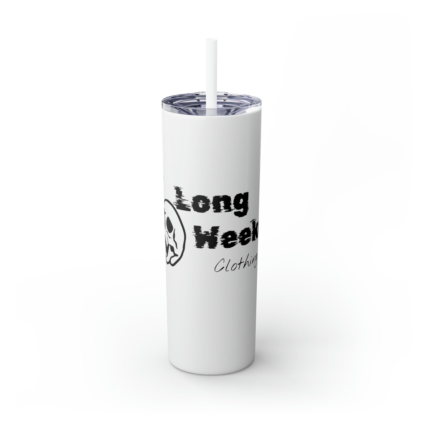 Skinny Tumbler with Straw, 20oz