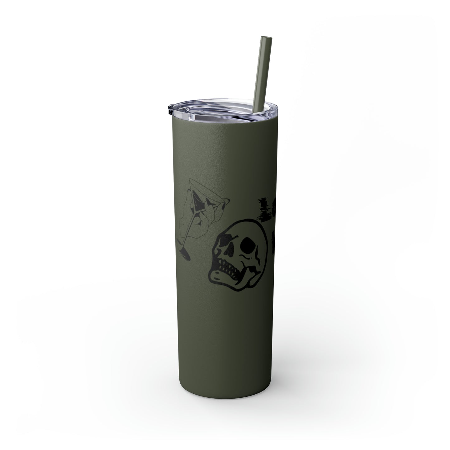 Skinny Tumbler with Straw, 20oz