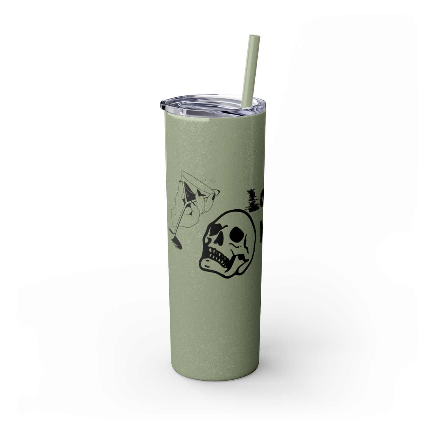 Skinny Tumbler with Straw, 20oz